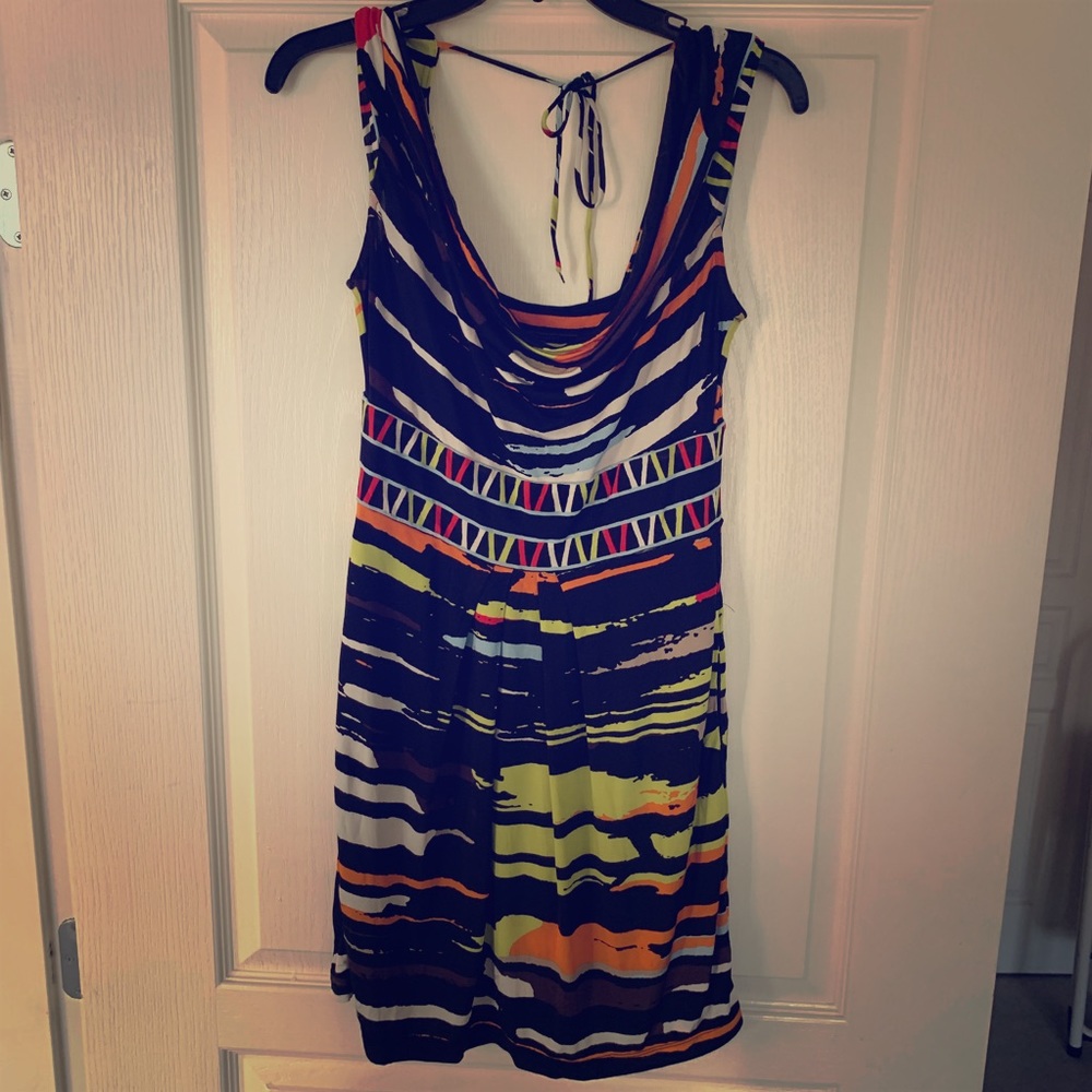 Multicolored cocktail dress!